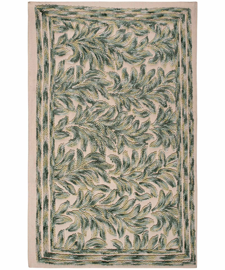 HK113GREEN Πατάκι αντιολισθητικό ΗΚ113 (70cm x 130cm) green SilkFashion - Image 1