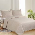 ΜΟΝΟ ΚΟΥΒΕΡΛΙ SOLID ( 160cm x 220cm + 1 x 50cm x 70cm ) camel/camel SilkFashion