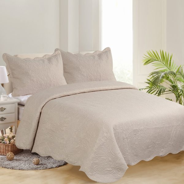 ΜΟΝΟ ΚΟΥΒΕΡΛΙ SOLID ( 160cm x 220cm + 1 x 50cm x 70cm ) camel/camel SilkFashion