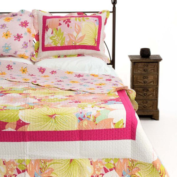 ΚΟΥΒΕΡΛΙ σετ (240cm x 260cm + 2 x 50cm x 70cm) KING04 SilkFashion