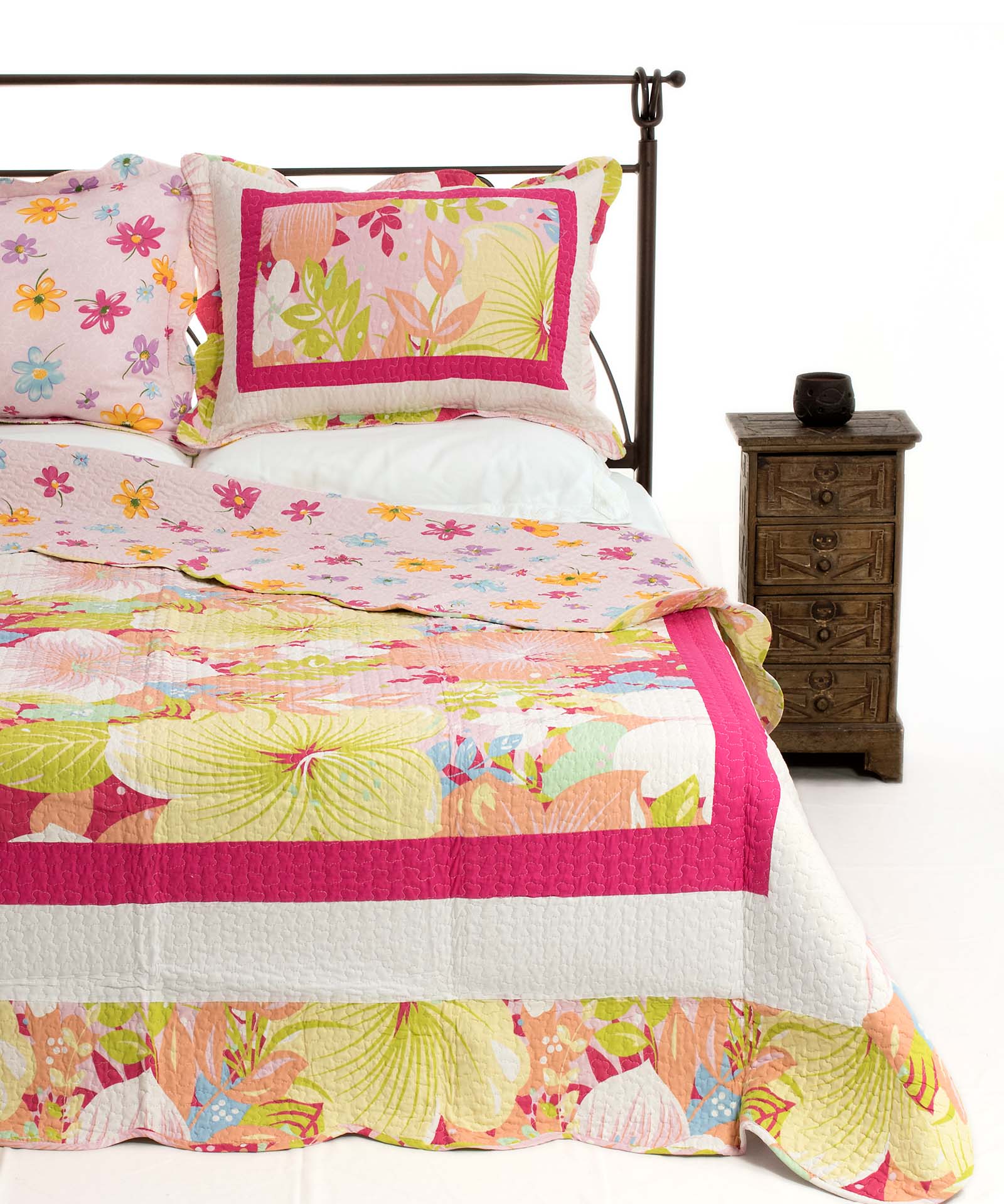 KING04 ΚΟΥΒΕΡΛΙ σετ (240cm x 260cm + 2 x 50cm x 70cm) KING04 SilkFashion - Image 1