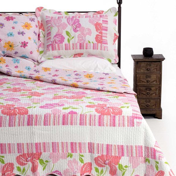 ΚΟΥΒΕΡΛΙ σετ (240cm x 260cm + 2 x 50cm x 70cm) KING06 SilkFashion