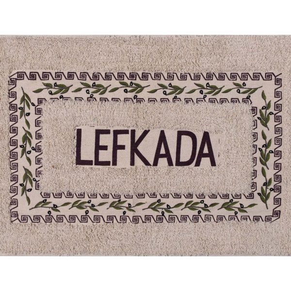 Πατάκι ελιά Λευκάδα (50cm x 80cm) καφέ SilkFashion