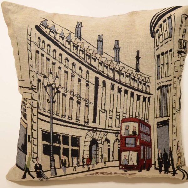 ΜΑΞΙΛΑΡΟΘΗΚΗ (45cm x 45cm)  LONDON BUS  SilkFashion