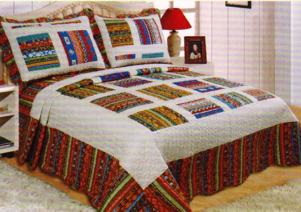 ΚΟΥΒΕΡΛΙ σετ (220cm x 240cm + 2 x 50cm x 70cm) LT1490 SilkFashion