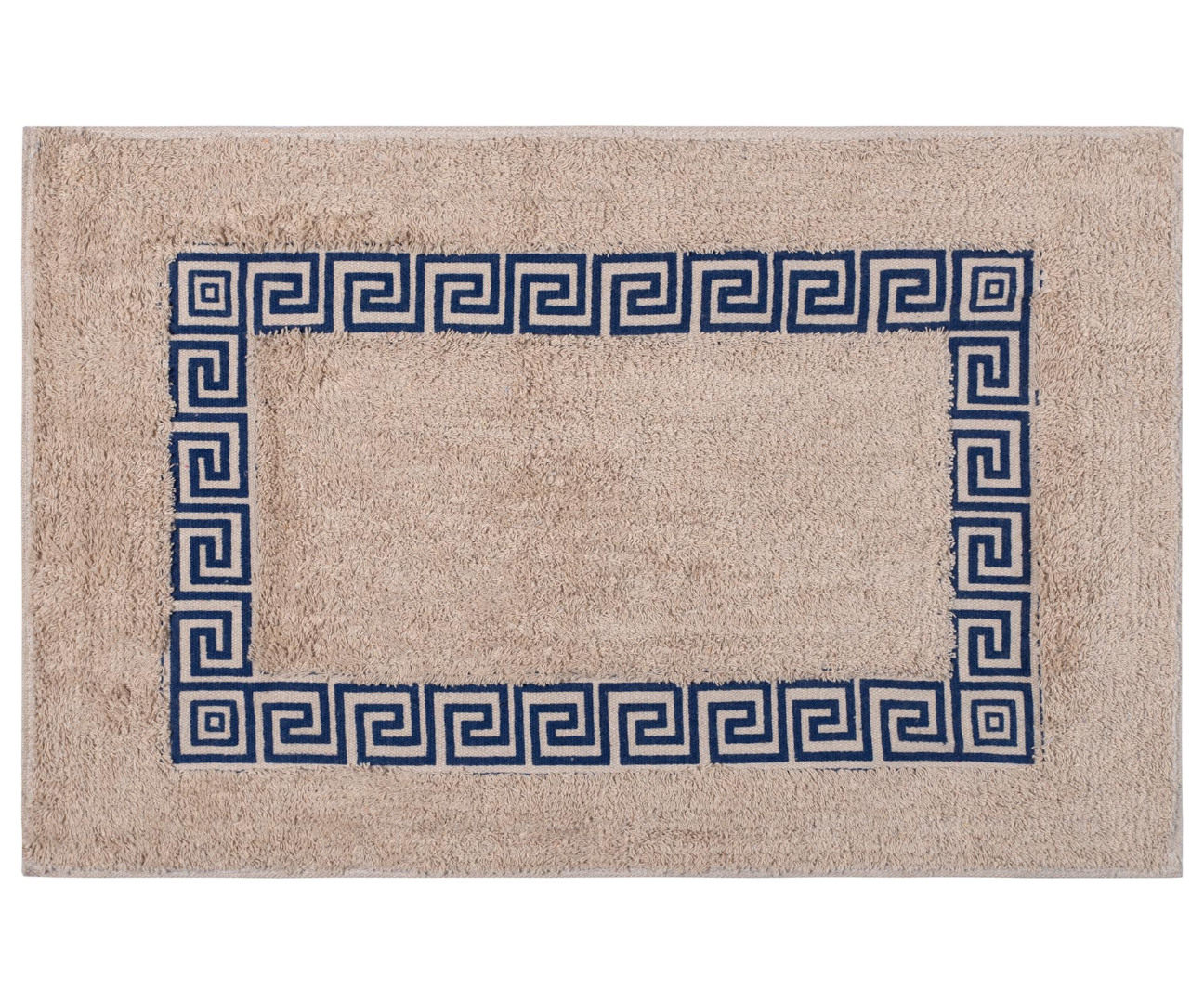 MAIANDROS-BLUE Πατάκι μαίανδρος σκέτο (50cm x 80cm) μπλέ SilkFashion - Image 1