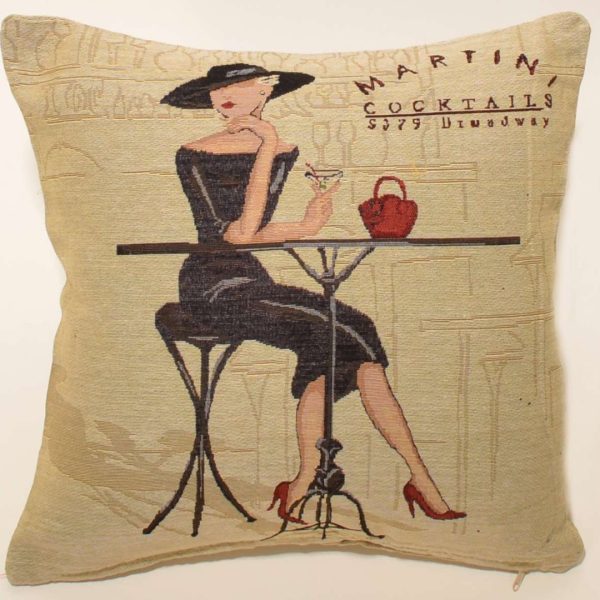 ΜΑΞΙΛΑΡΟΘΗΚΗ (45cm x 45cm)  MARTINI  SilkFashion