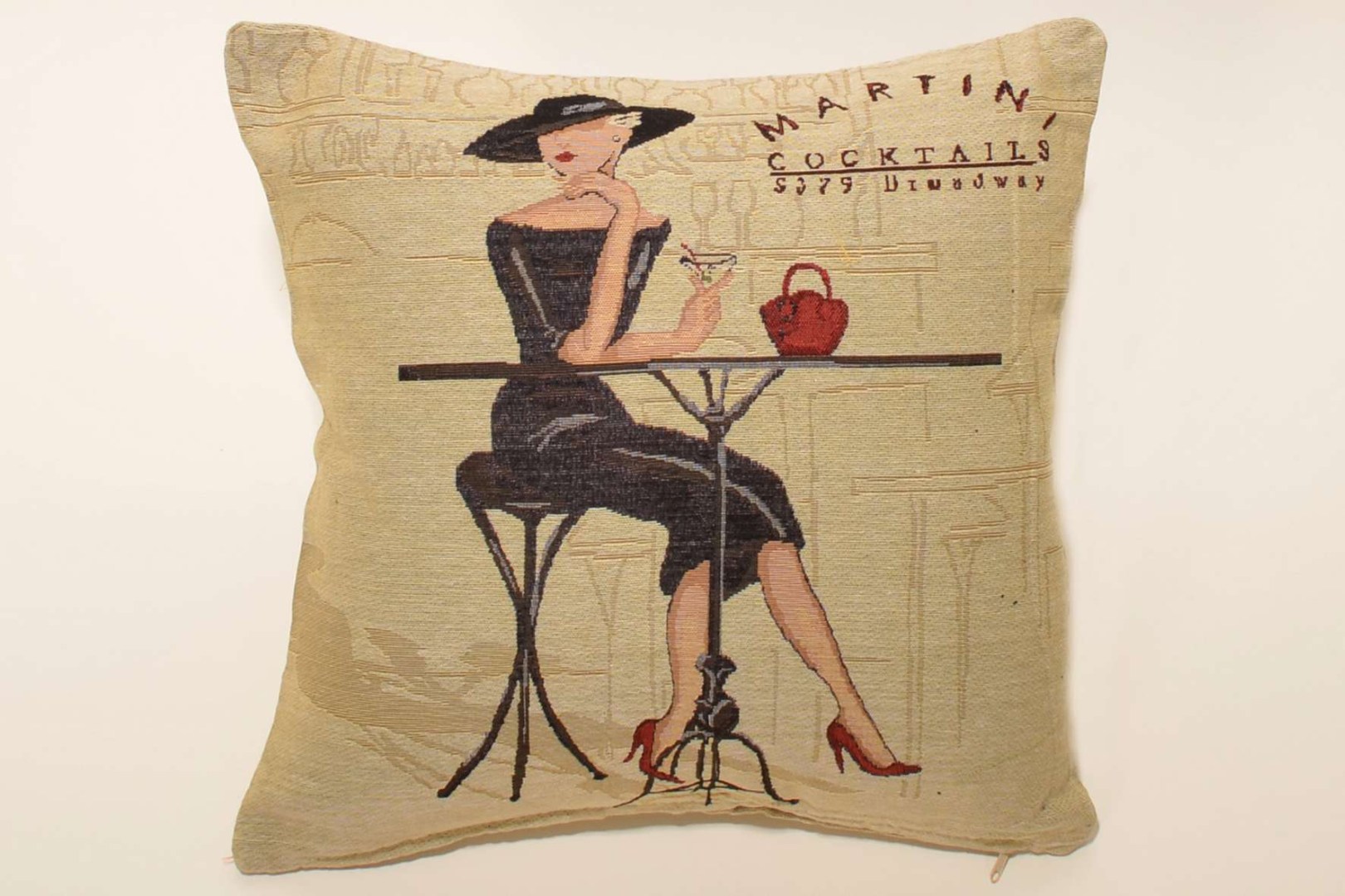 MARTINI ΜΑΞΙΛΑΡΟΘΗΚΗ (45cm x 45cm) MARTINI SilkFashion - Image 1