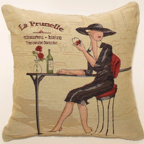 ΜΑΞΙΛΑΡΟΘΗΚΗ (45cm x 45cm) RED WINE SilkFashion