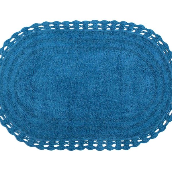 ΠΑΤΑΚΙ OVAL (60CM X 100CM) ROYAL BLUE SilkFashion