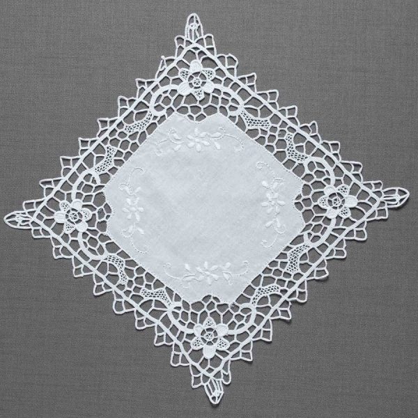 Πετσετάκια γωνίες τεμάχιο (30cm x 30cm) 2003 κηπούρ SilkFashion