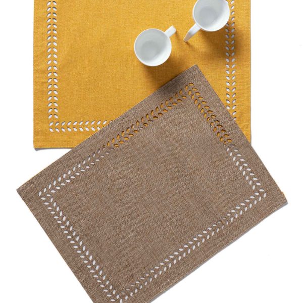 σουπλά bg18 (35cm x 45cm) κίτρινο/άμμου SilkFashion