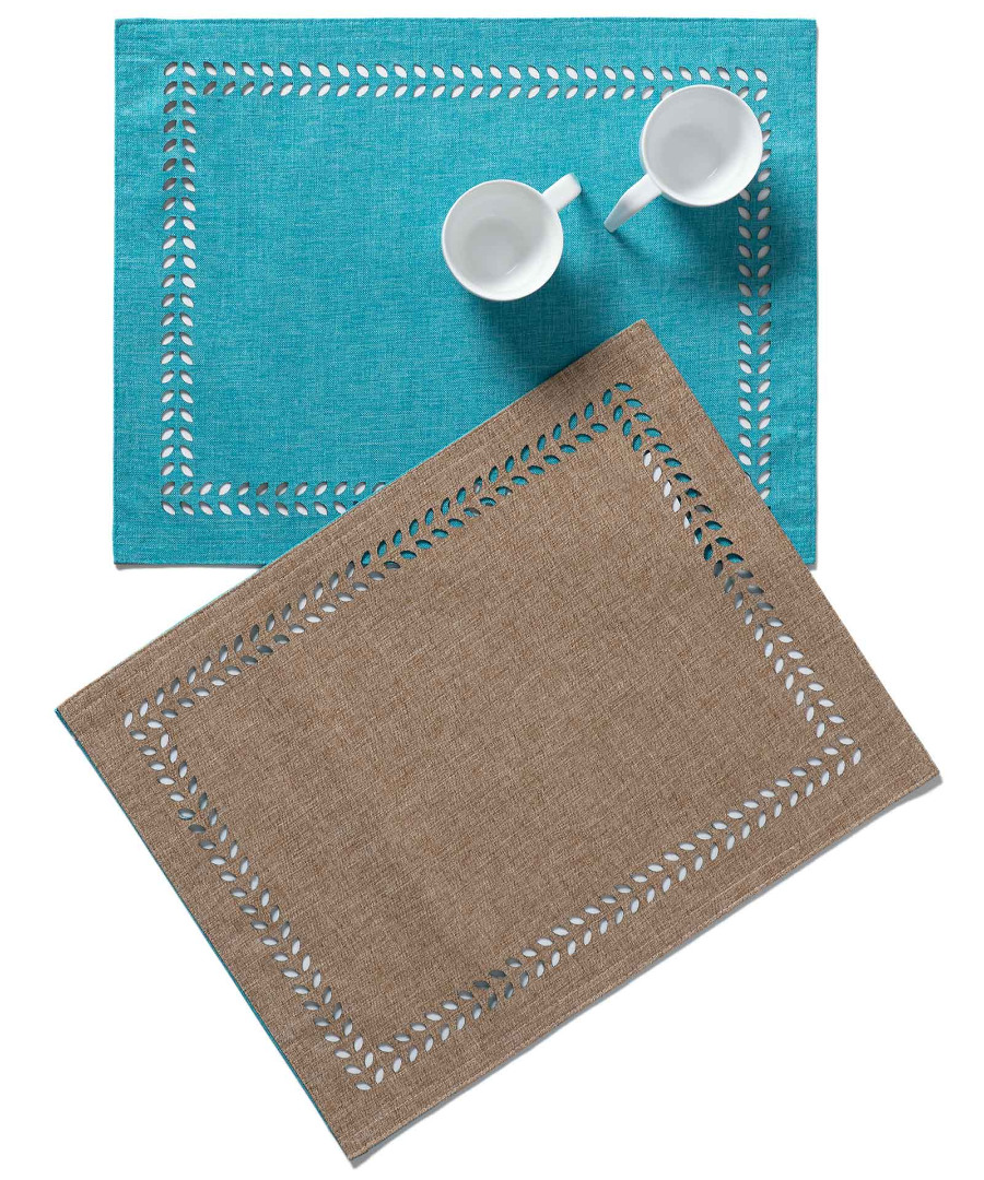 Untitled-1624 σουπλά bg18 (35cm x 45cm) τυρκουάζ/άμμου SilkFashion - Image 1