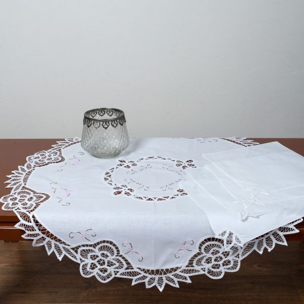 Ροτόντα (90cm ) NX419 λευκό SilkFashion