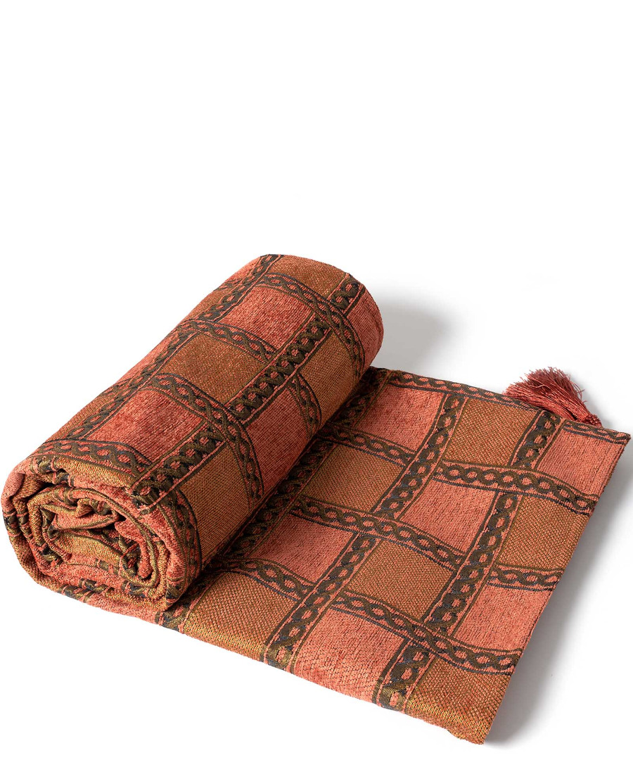 Untitled-1730-1 ΡΙΧΤΑΡΙΑ 501 (150cm x 150cm) κεραμιδί SilkFashion - Image 1