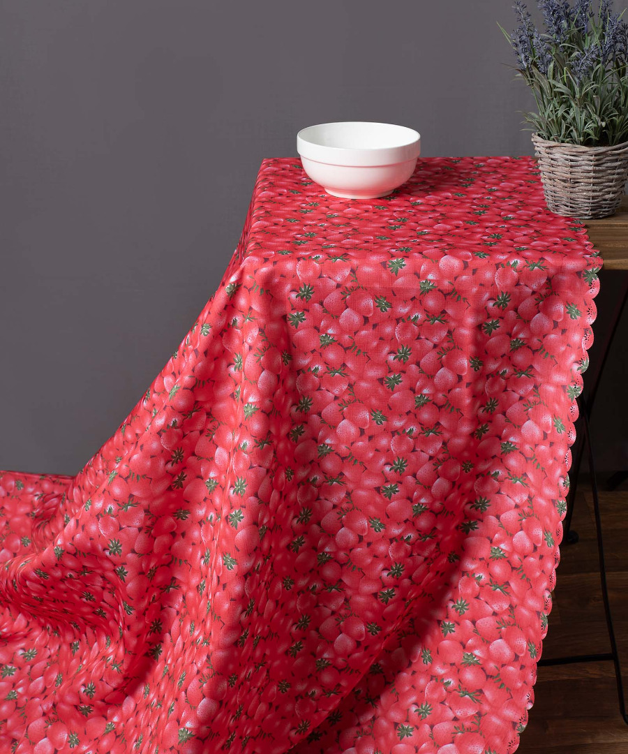 Untitled-1731 Αλέκιαστο τραπεζομάντηλο 419 (170cm x 220cm) κόκκινο SilkFashion - Image 1