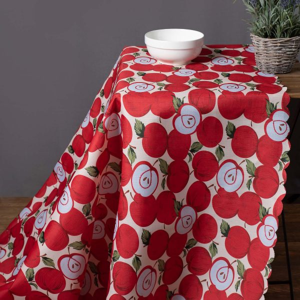 Αλέκιαστο τραπεζομάντηλο H37 (140cm x 180cm) μπέζ SilkFashion