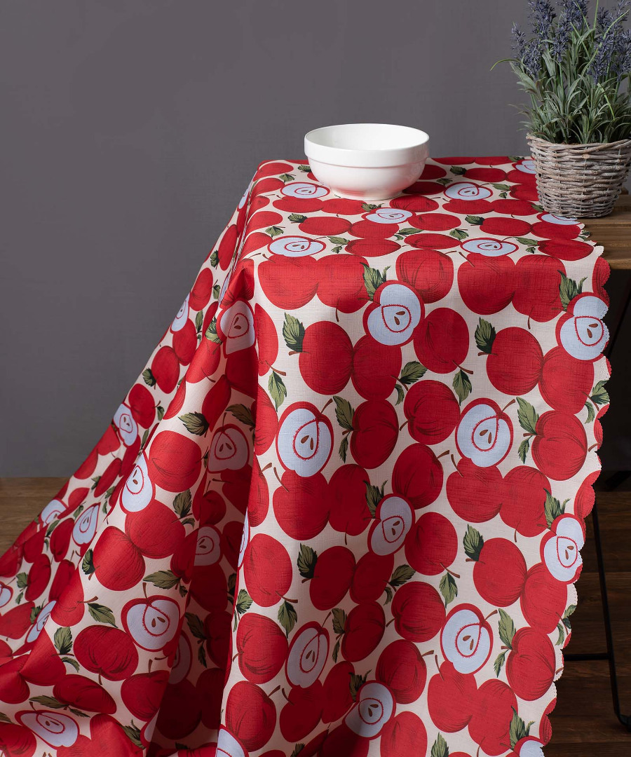 Untitled-1736 Αλέκιαστο τραπεζομάντηλο H37 (140cm x 180cm) μπέζ SilkFashion - Image 1