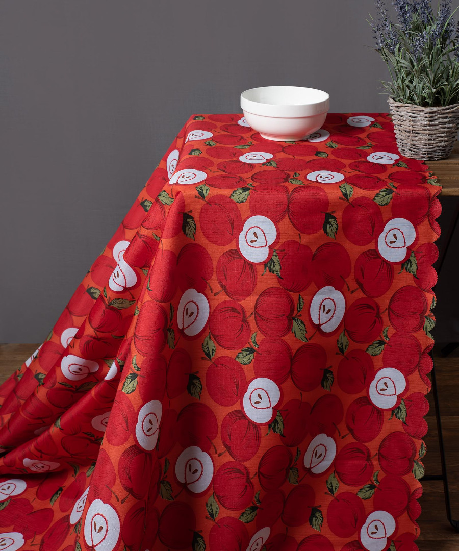 Untitled-1737 Αλέκιαστο τραπεζομάντηλο H37 (140cm x 180cm) κόκκινο SilkFashion - Image 1