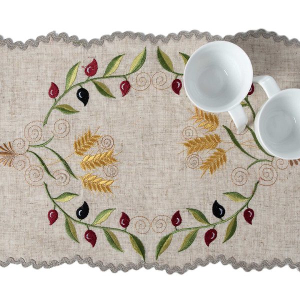 Ντουζίνες (12 τεμάχια) σουπλά 8014 (30cm x 45cm) κόκκινο SilkFashion