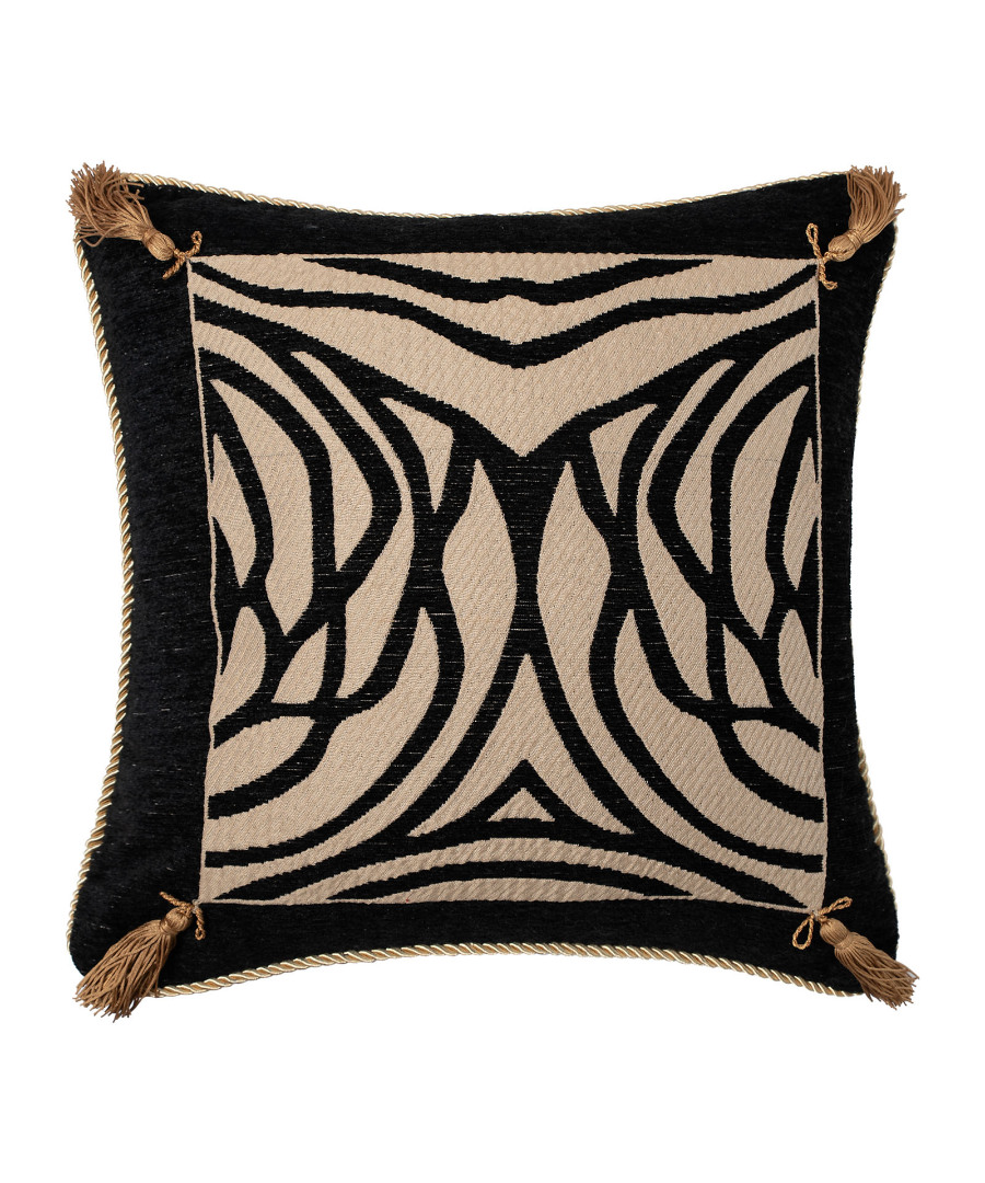 Untitled-1888 ΜΑΞΙΛΑΡΟΘΗΚΗ 6926 (45cm x 45cm) μαύρο SilkFashion - Image 1