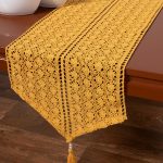 Πλεκτή τραβέρσα c210 (32cm x 160cm) κροκί SilkFashion