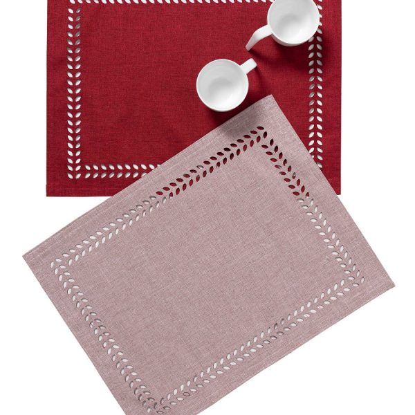 σουπλά bg18 (35cm x 45cm) αμέθυστος/κόκκινο SilkFashion