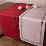 τραβέρσα (45cm x 170cm) bg18 αμέθυστος/κόκκινο SilkFashion