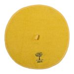 Στρογγυλή πετσέτα με κρεμαστράκι (48cm) κίτρινο ΚΡΗΤΗ SilkFashion