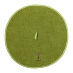 Στρογγυλή πετσέτα με κρεμαστράκι (48cm) πράσινο ΚΡΗΤΗ SilkFashion
