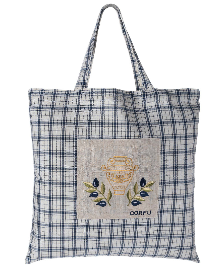 Untitled-2390 Τσάντα με κέντημα 1312 (45cm x 45cm) μπλέ CORFU SilkFashion - Image 1