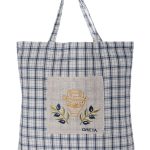 Τσάντα με κέντημα 1312 (45cm x 45cm) μπλέ CRETA SilkFashion