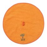 Στρογγυλή πετσέτα με κρεμαστράκι (48cm) πορτοκαλί GREECE SilkFashion