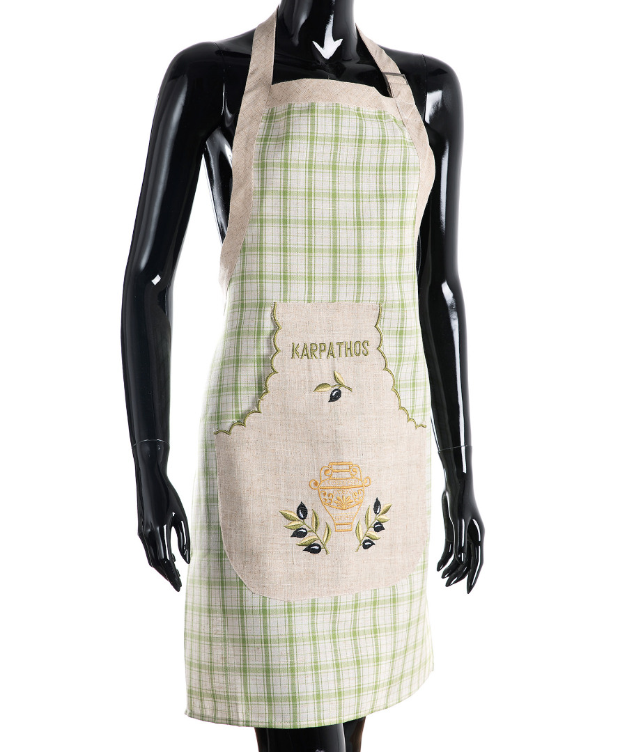 Untitled-2493 Ολόσωμη ποδιά 1312 (80cm x 55cm) πράσινο KARPATHOS SilkFashion - Image 1