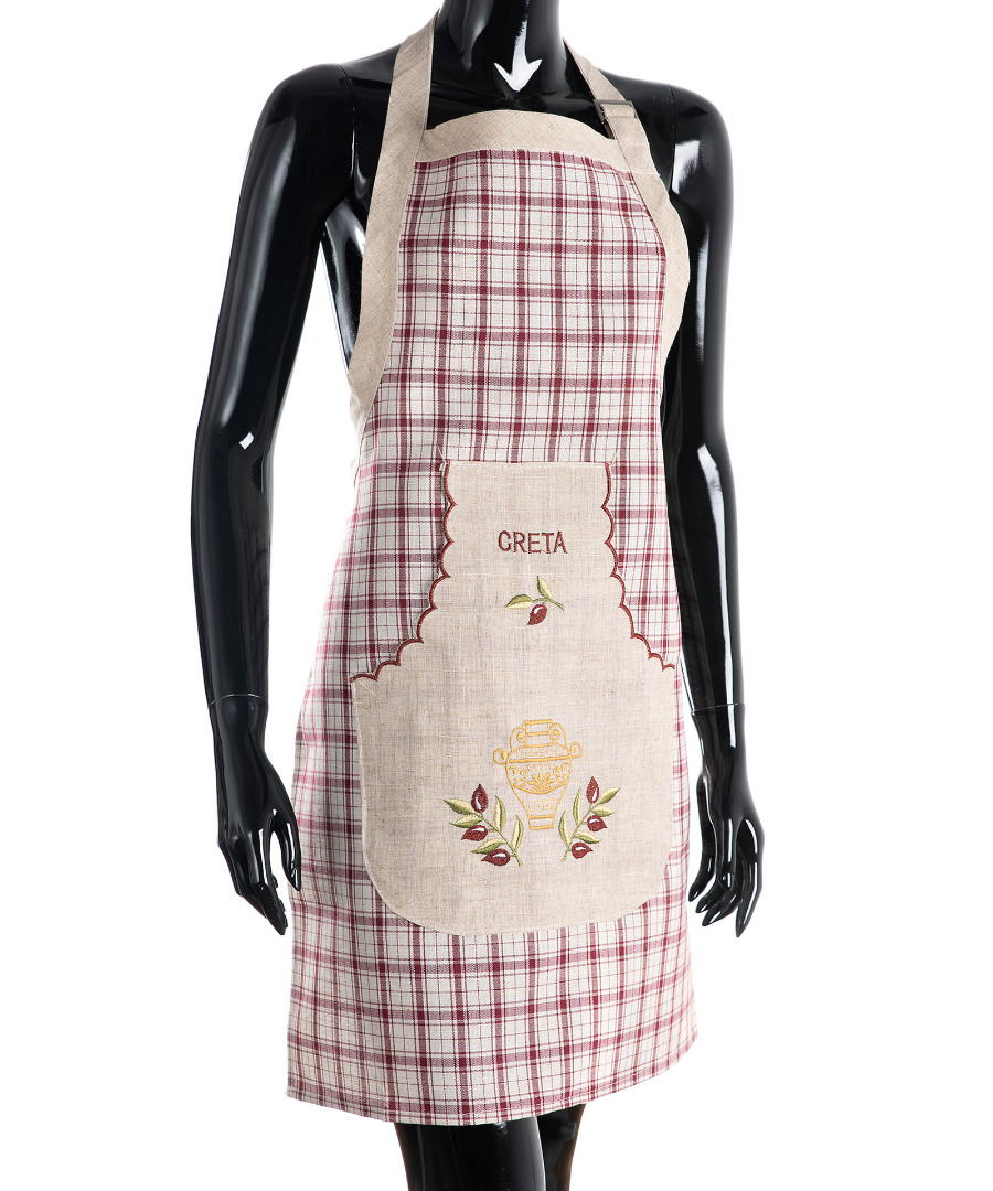 Untitled-2497 Ολόσωμη ποδιά 1312 (80cm x 55cm) κόκκινη CRETA SilkFashion - Image 1