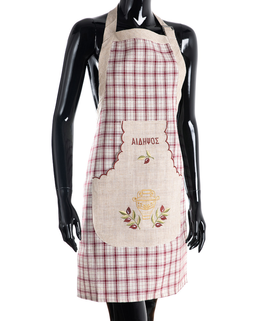 Untitled-2501 Ολόσωμη ποδιά 1312 (80cm x 55cm) κόκκινη ΑΙΔΗΨΟΣ SilkFashion - Image 1