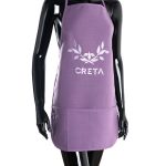 Ολόσωμη ποδιά BG23a (50cm x 70cm) μώβ CRETA SilkFashion