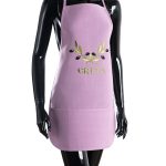 Ολόσωμη ποδιά BG23a (50cm x 70cm) λιλά χρωματιστή ελιά CRETA SilkFashion