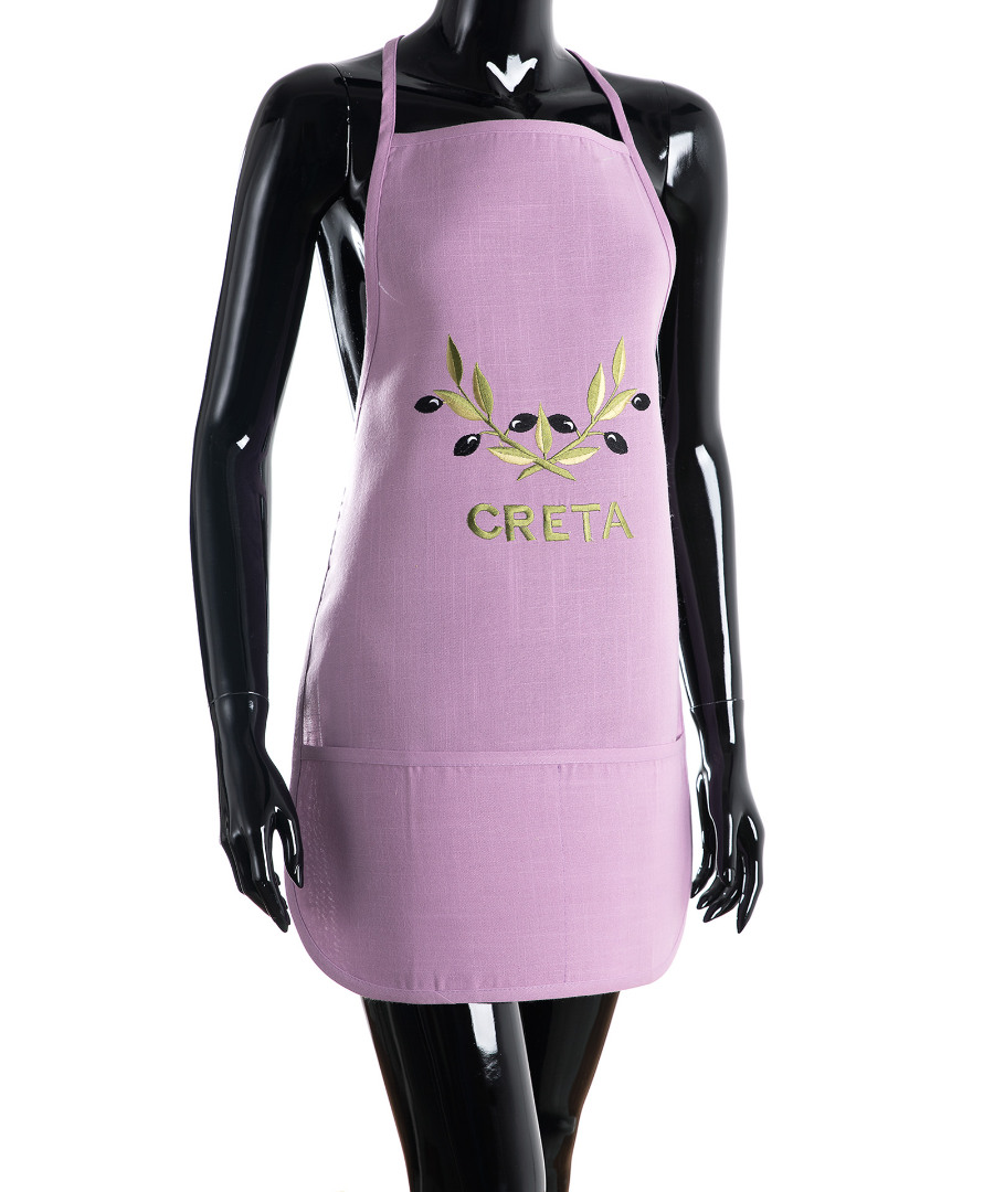 Untitled-2512 Ολόσωμη ποδιά BG23a (50cm x 70cm) λιλά χρωματιστή ελιά CRETA SilkFashion - Image 1