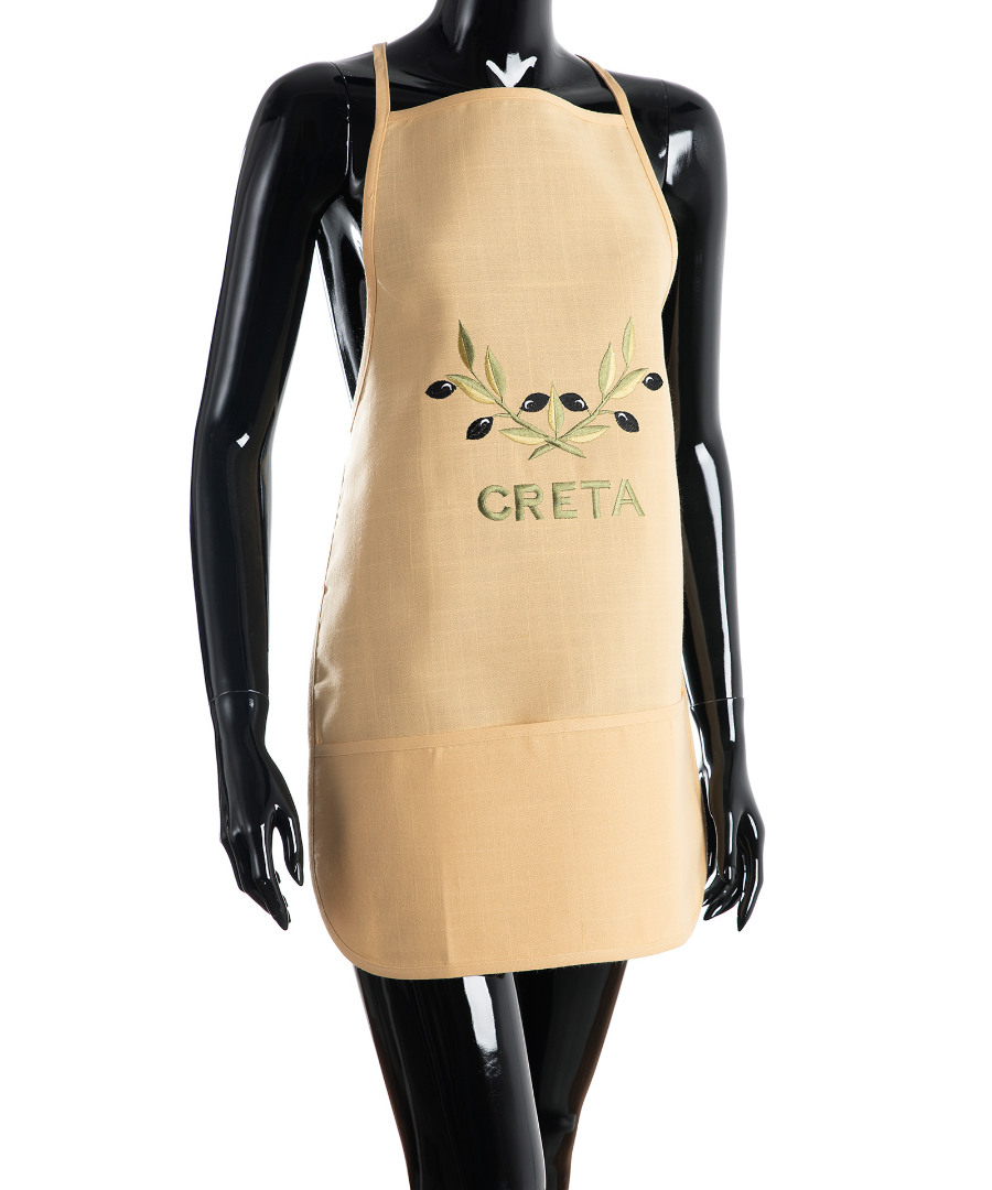 Untitled-2515 Ολόσωμη ποδιά BG23a (50cm x 70cm) κίτρινη χρωματιστή ελιά CRETA SilkFashion - Image 1