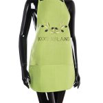 Ολόσωμη ποδιά BG23a (50cm x 70cm) πράσινη χρωματιστή ελιά KOS SilkFashion