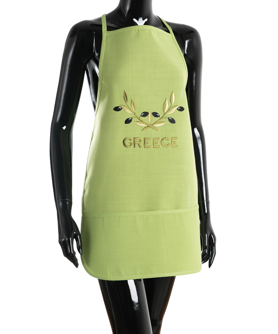 Untitled-2529 Ολόσωμη ποδιά BG23a (50cm x 70cm) πράσινη χρωματιστή ελιά GREECE SilkFashion - Image 1