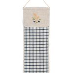 Σακούλα ψωμιού 1312 (25cm x 70cm) μπλέ SilkFashion