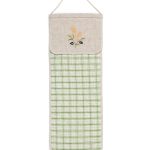 Σακούλα ψωμιού 1312 (25cm x 70cm) πράσινο SilkFashion