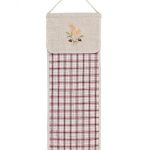 Σακούλα ψωμιού 1312 (25cm x 70cm) κόκκινο SilkFashion