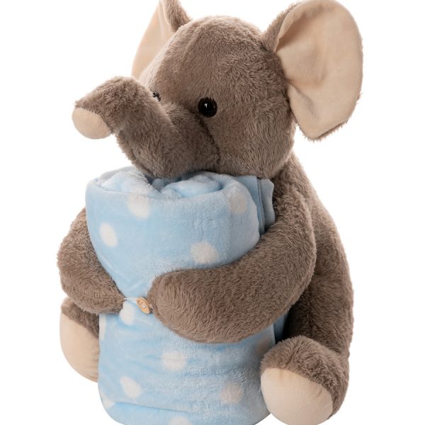 ΒΕΒΕ FLANNEL ΚΟΥΒΕΡΤΑΚΙ (80cm x 120cm) μπέζ ελεφαντάκι σιέλ SilkFashion