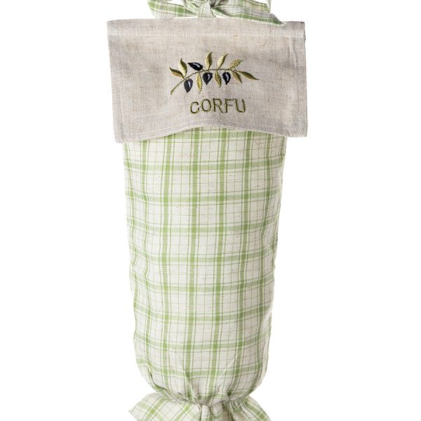 Σακουλοθήκη 1312 (23cm x 54cm) πράσινο CORFU SilkFashion