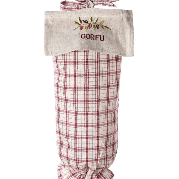 Σακουλοθήκη 1312 (23cm x 54cm) κόκκινο CORFU SilkFashion