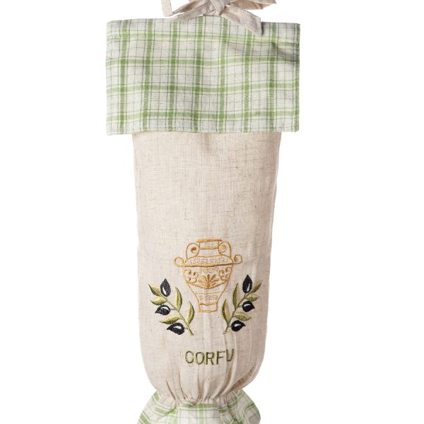 Σακουλοθήκη 1313 (23cm x 54cm) πράσινο CORFU SilkFashion