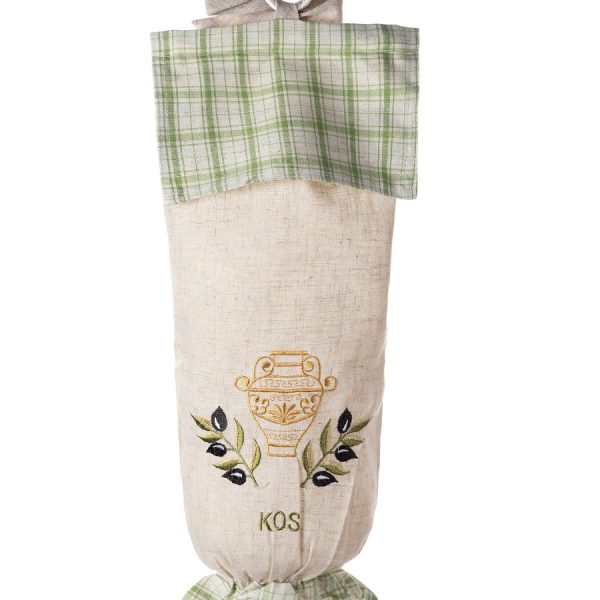 Σακουλοθήκη 1313 (23cm x 54cm) πράσινο KOS SilkFashion